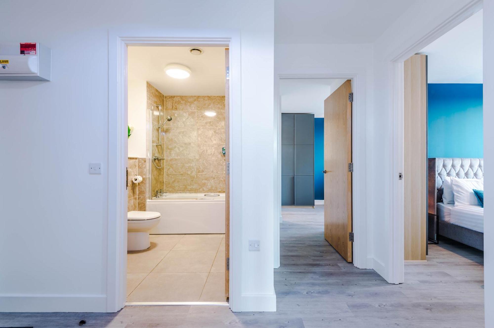 Lux Livin' Apartments - Luxury 5 Bed Apartment Manchester City Centre Exterior foto